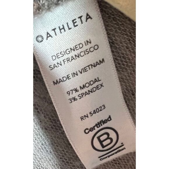 Athleta Nirvana Wear Two Ways Wrap Heather Grey Cardigan Size XXS - Picture 10 of 10